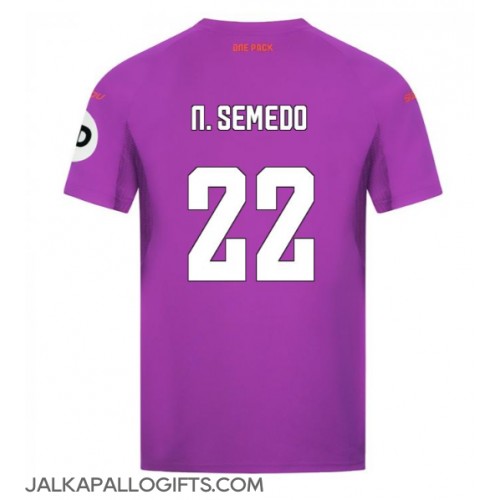 Wolves Nelson Semedo #22 Kolmaspaita 2024-25 Lyhythihainen